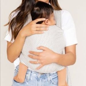 Black Pinstripe Solly Baby Wrap